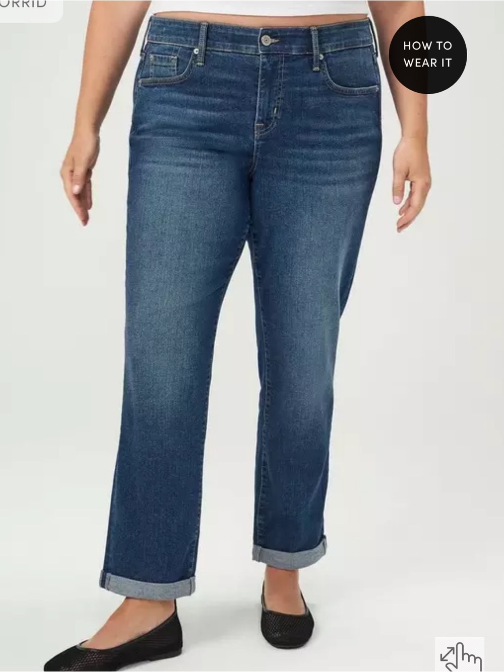 Torrid Perfect Boyfriend Straight Jeans Size 24 Regular NWT